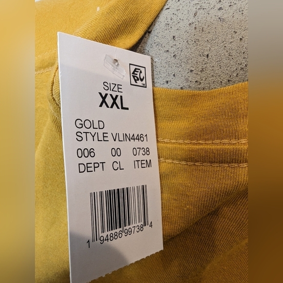 Fifth sun Cactus Tee, gold, Womens size XXL new with tags - Picture 5 of 12